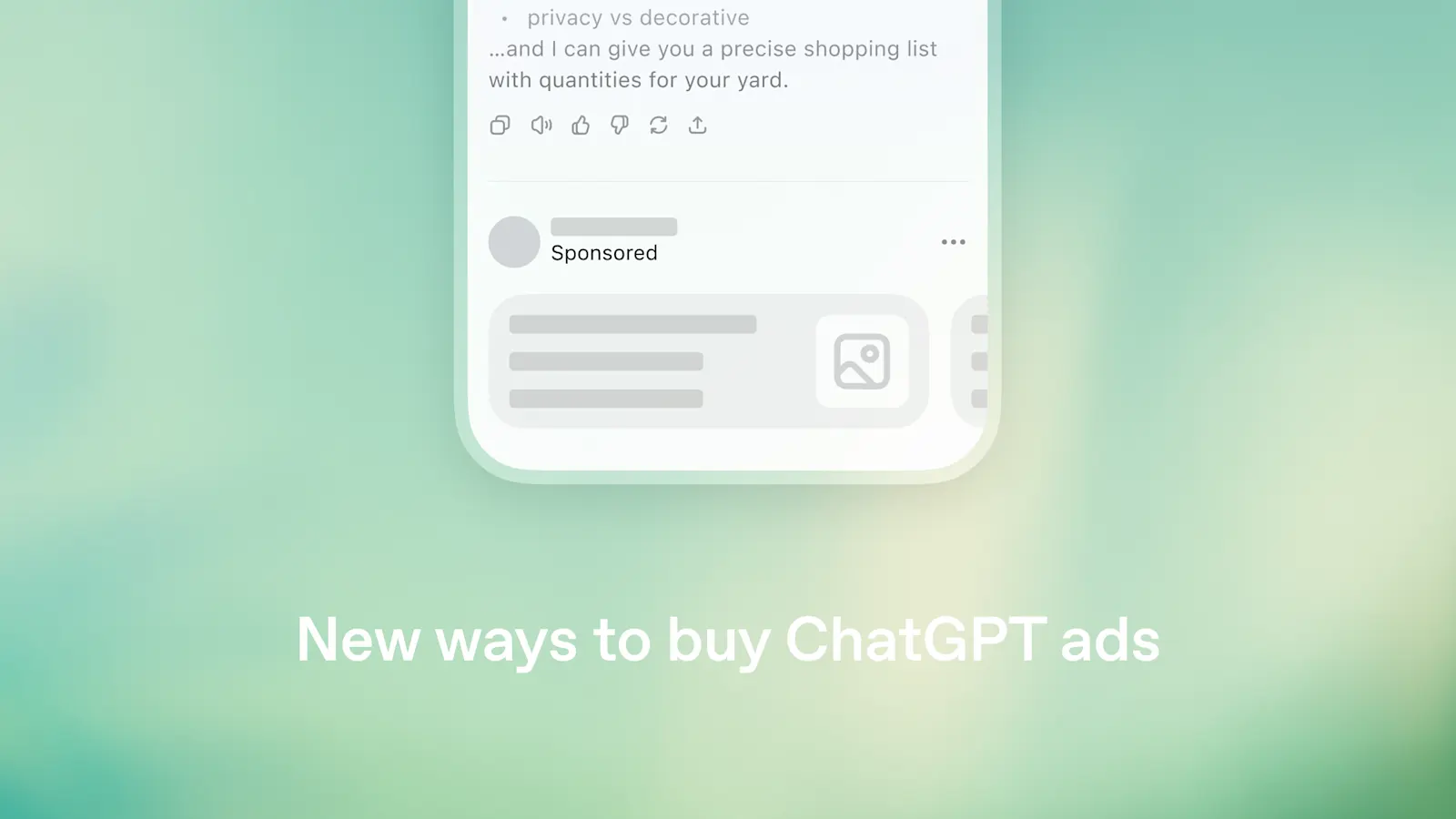 購買 ChatGPT 廣告的新方式